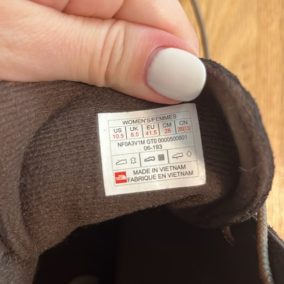 The North Face Ballard Lace Up Brown Boots Sz 10.5 - Picture 5 of 10